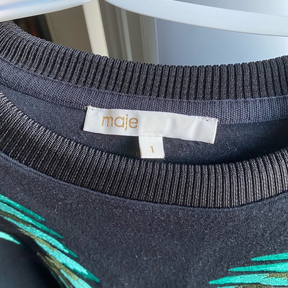 Maje Tonnerre Embroidered Sweatshirt - Picture 3 of 8